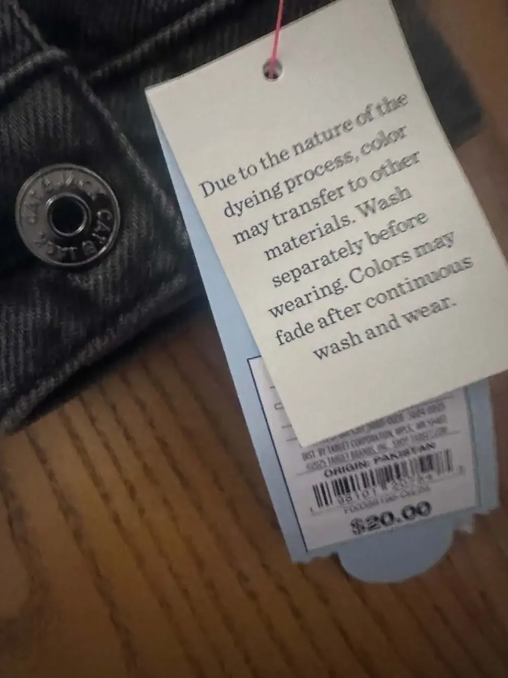 Cat & Jack Black Denim Jacket Size M (8)